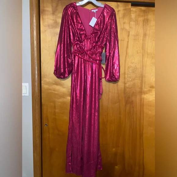 BTFL- LIFE Liza sequin long sleeve Jumpsuit - Picture 7 of 8